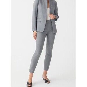 J Crew 365 Gray High Waist Cropped Cameron Pant Size 12